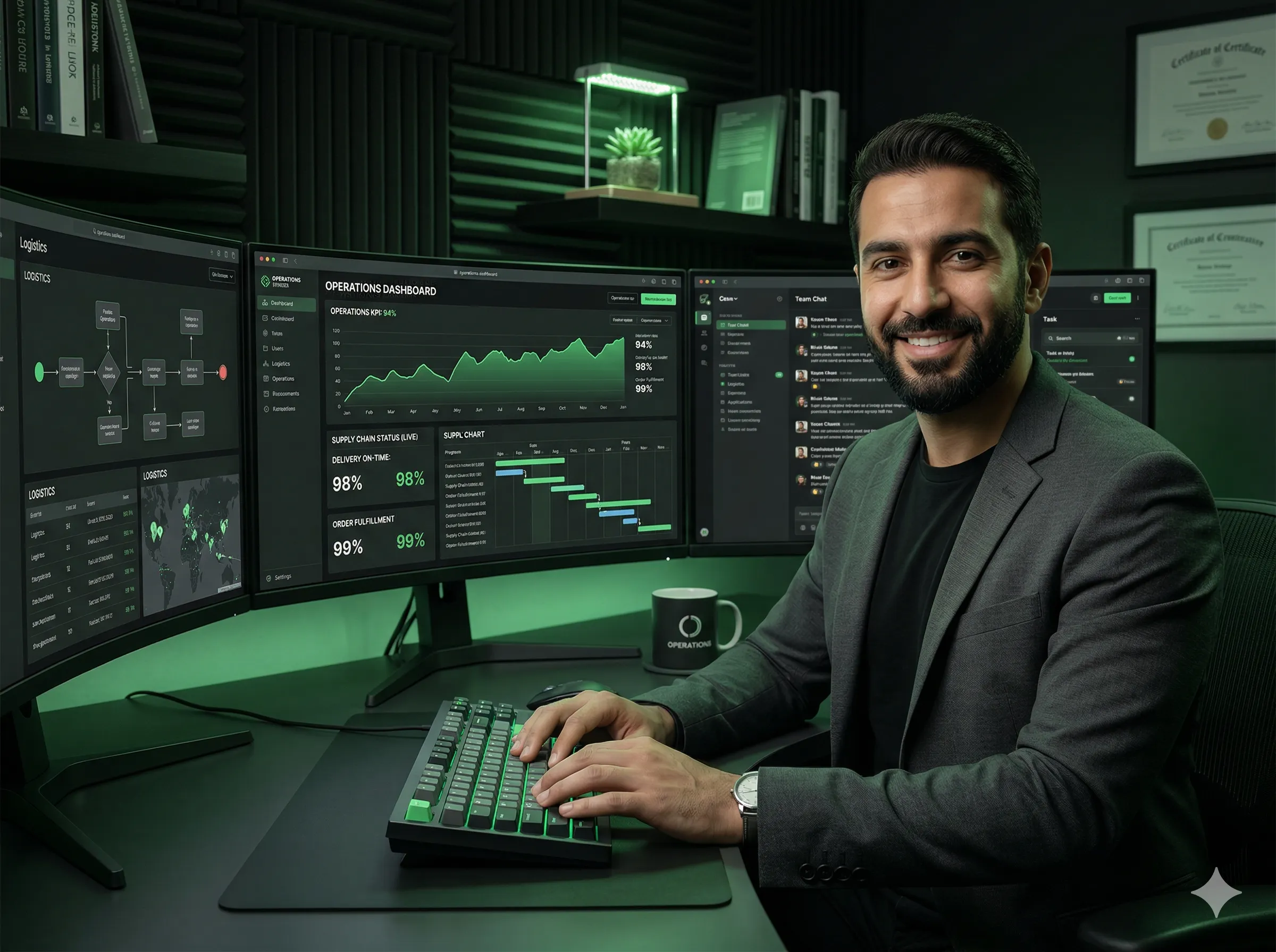 Gerente de operações com sistemas integrados